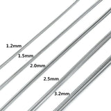 Stainless Steel 50 cm (19.69 in) 1.2mm Round Snake Chain with lobster clasp