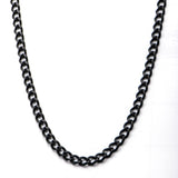 Inox Stainless Steel Black Diamond Curb Chain.