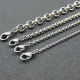 Stainless Steel 23.6 Inch(60 cm) 2.0mm  Tiny Rolo Neck Chain Necklace
