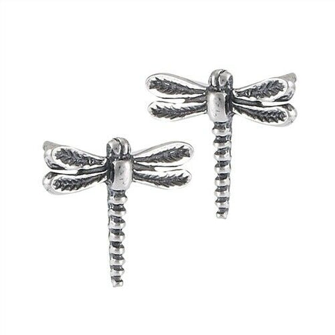 Sterling Silver Dragonfly Stud Earring