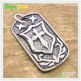 Stainless Steel  Cross Shield Pendant no chain