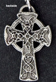 Bold Reversible Celtic High Cross Charm Bangle USA