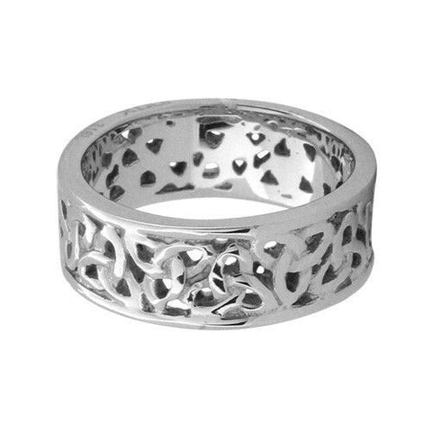 Stainless Steel Celtic Triquetra SZ 6 ring